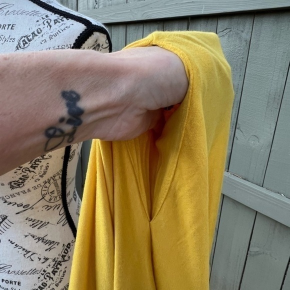 Lulu's Sunny Yellow Mini Dress/ Tunic Top - Picture 2 of 9